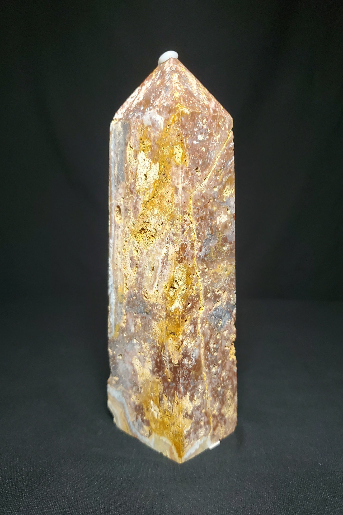 Druzy Mexican Agate Tower