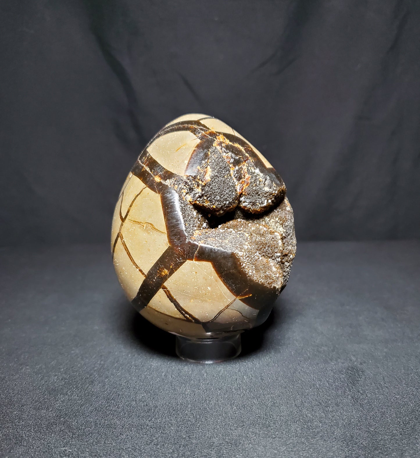 Druzy Septarian Egg