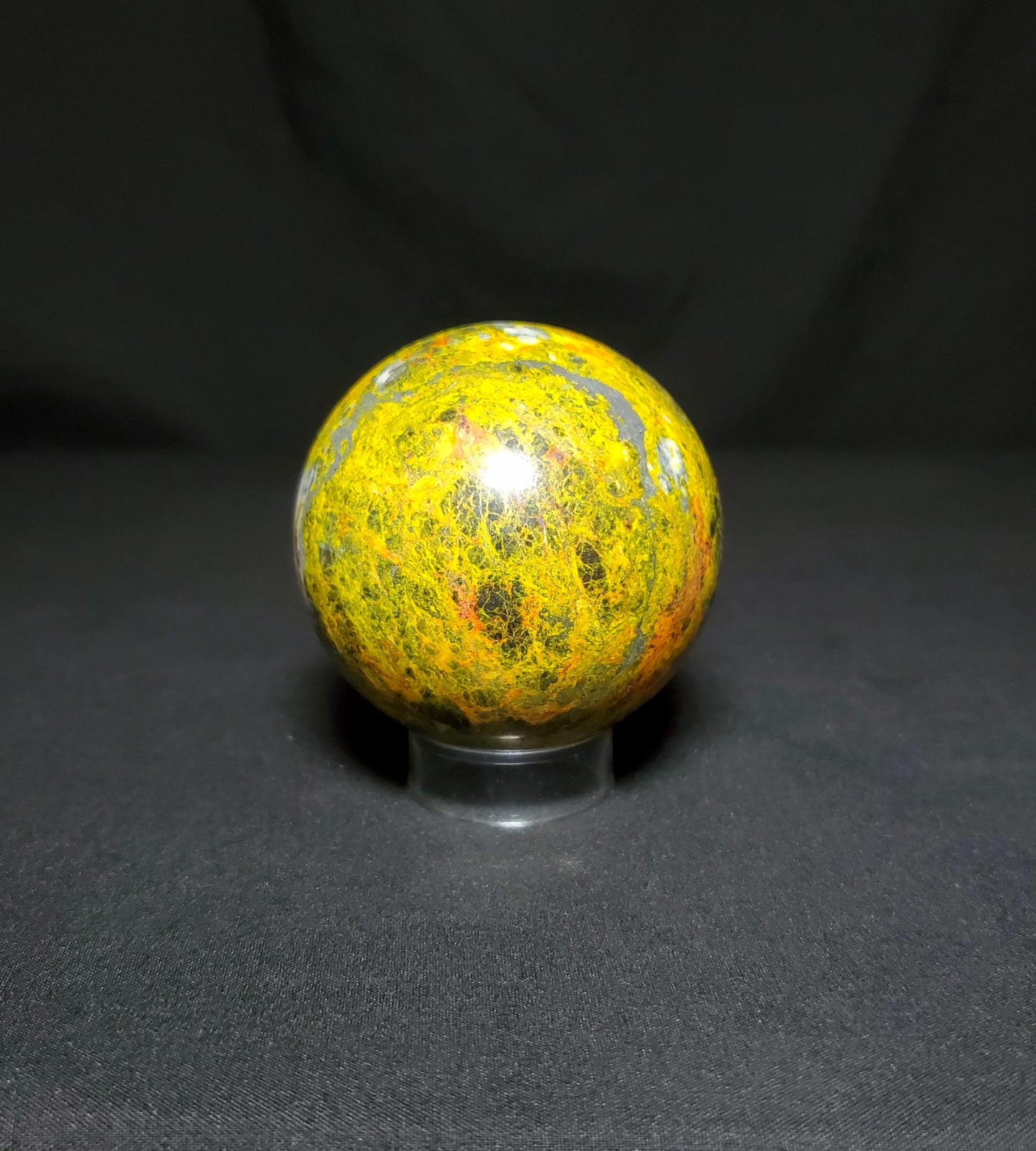 Realgar Jasper Sphere