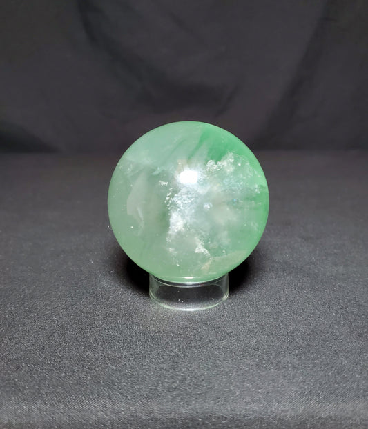 Green Fluorite Sphere