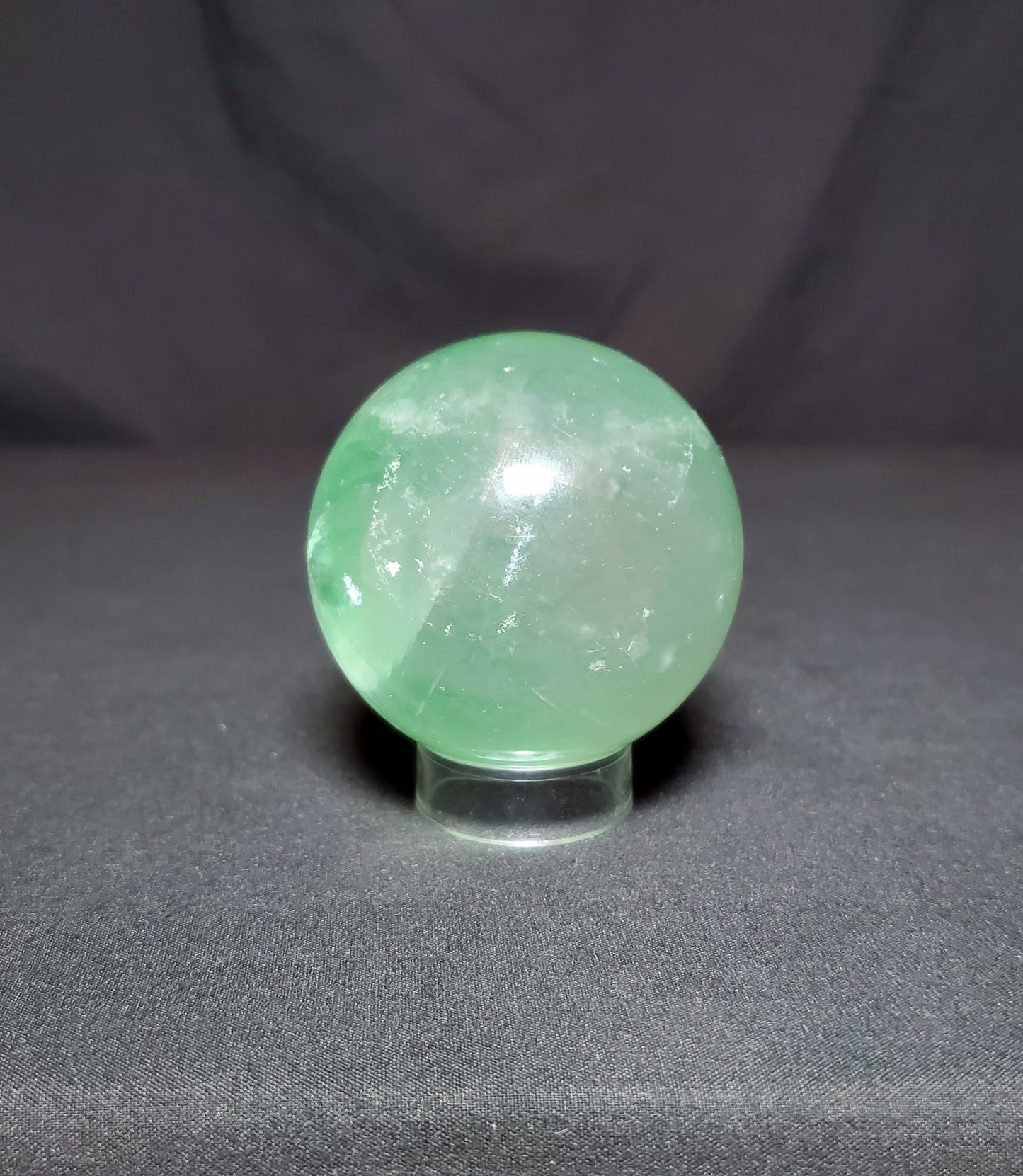 Green Fluorite Sphere