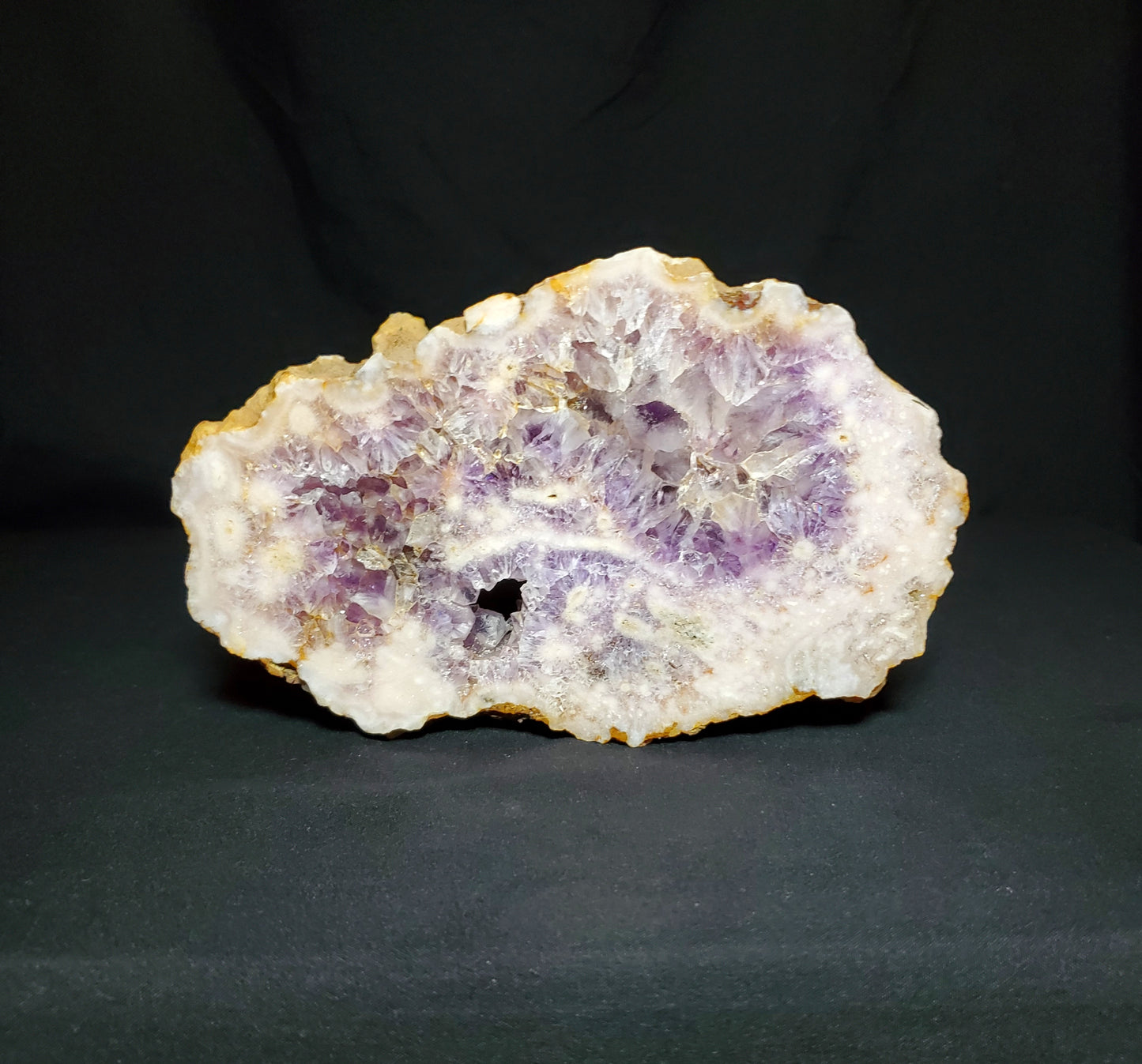 Amethyst and Flower Agate Slab