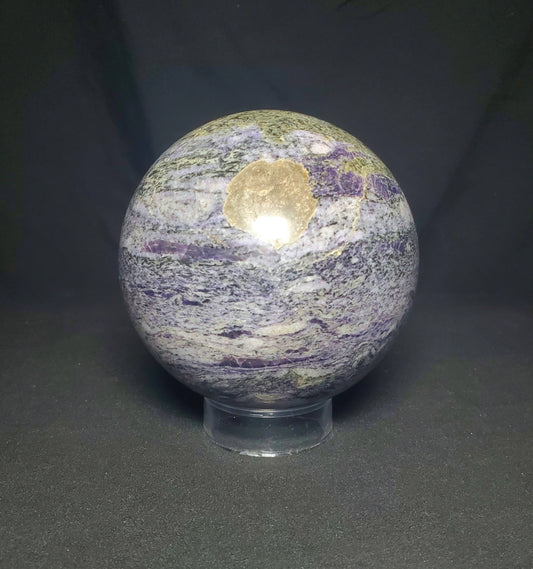 Sphalerite and Lepidolite Sphere