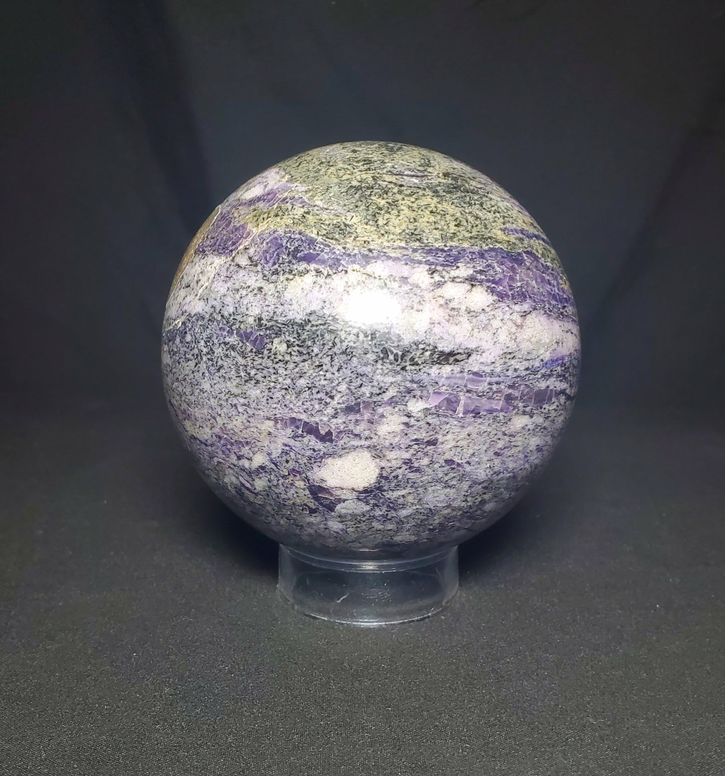 Sphalerite and Lepidolite Sphere