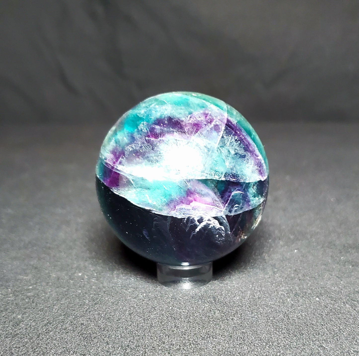 Rainbow Fluorite Sphere
