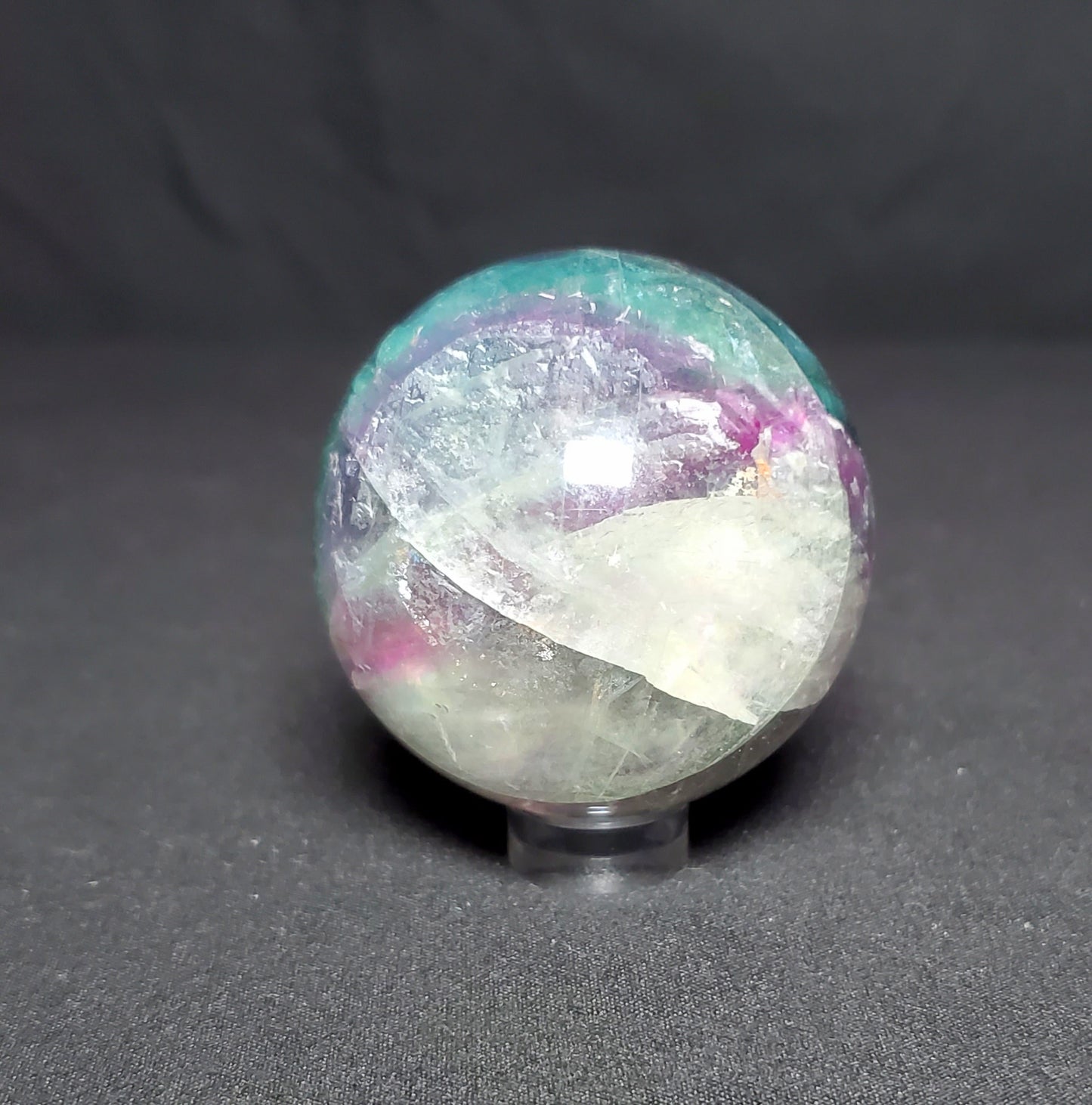 Rainbow Fluorite Sphere