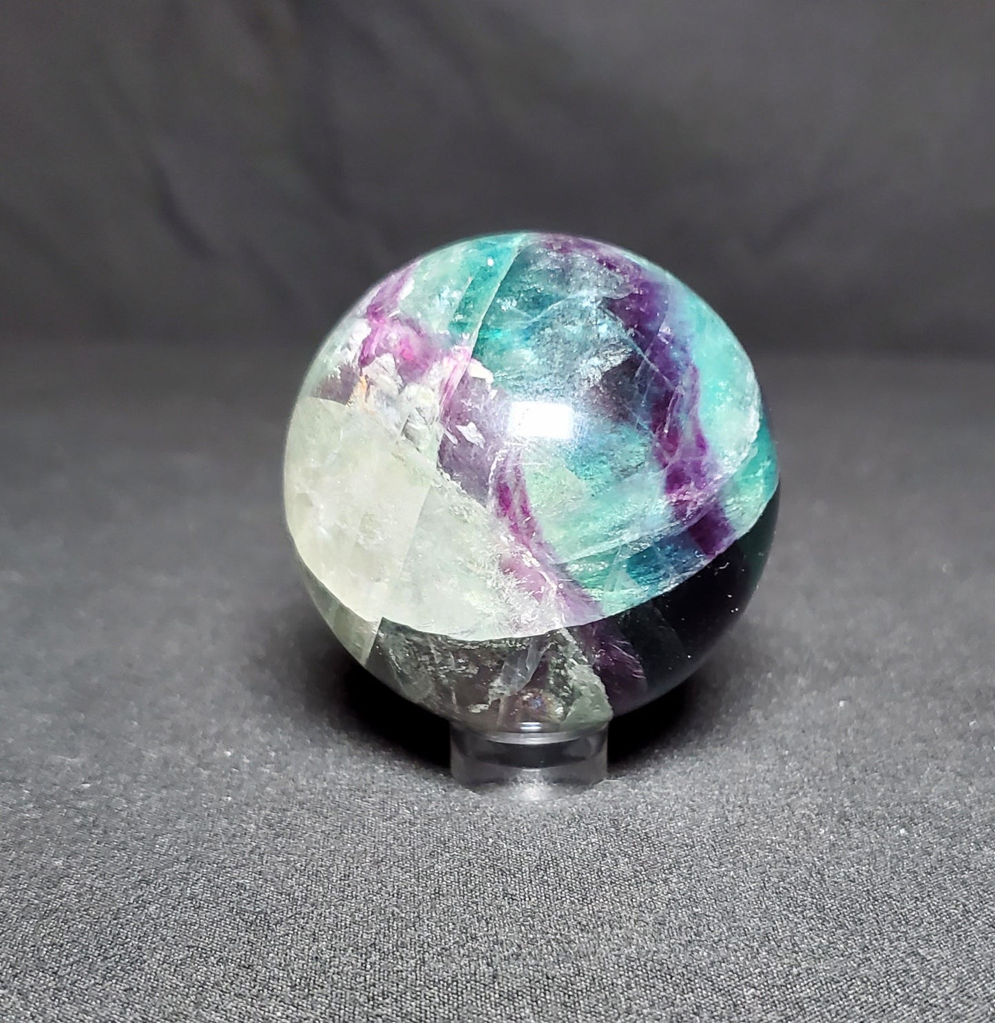 Rainbow Fluorite Sphere