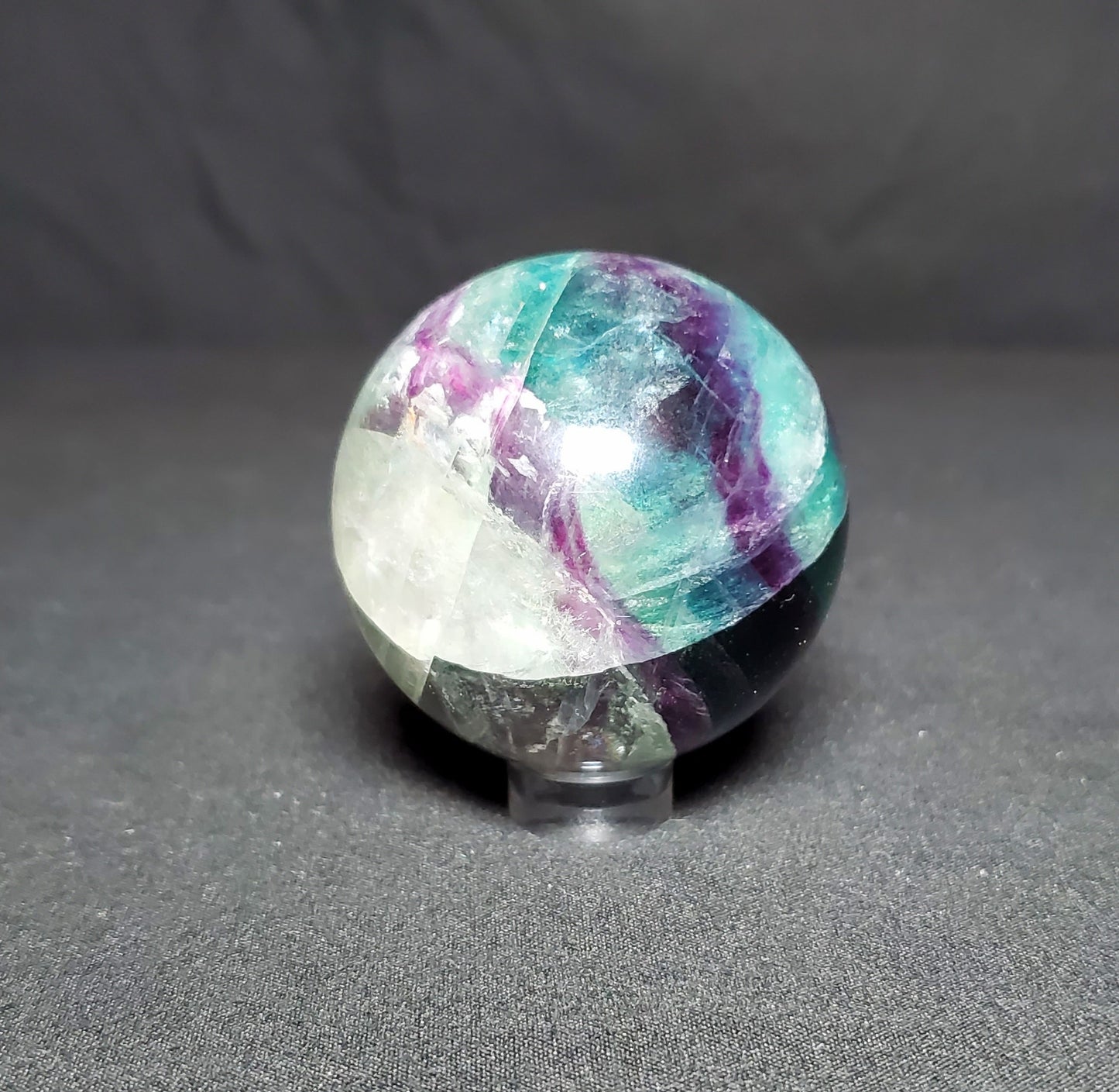Rainbow Fluorite Sphere