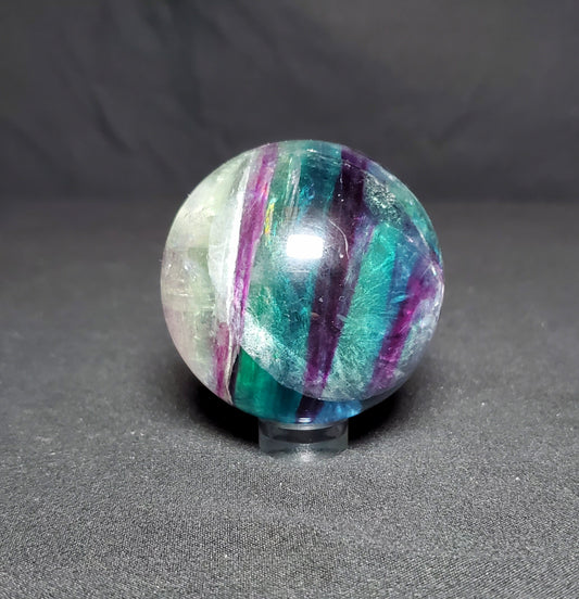Rainbow Fluorite Sphere