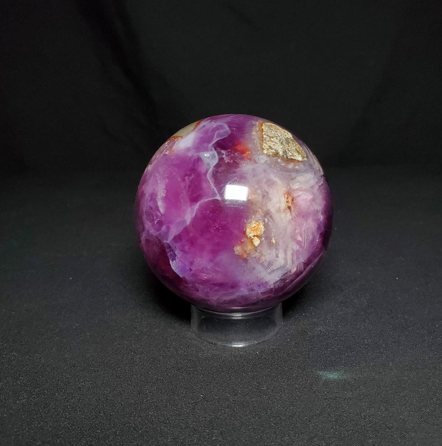Purple Fluorite Sphere