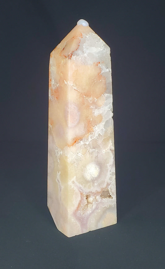 Druzy Pink Amethyst Tower