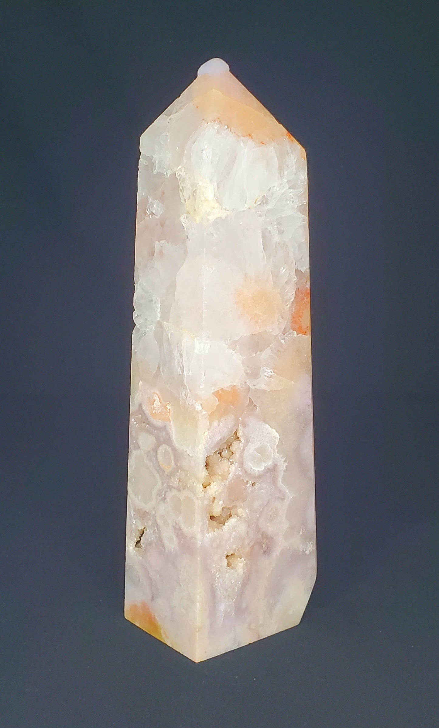 Druzy Pink Amethyst Tower