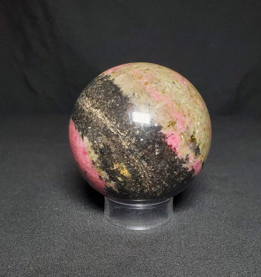 Rhodonite Sphere