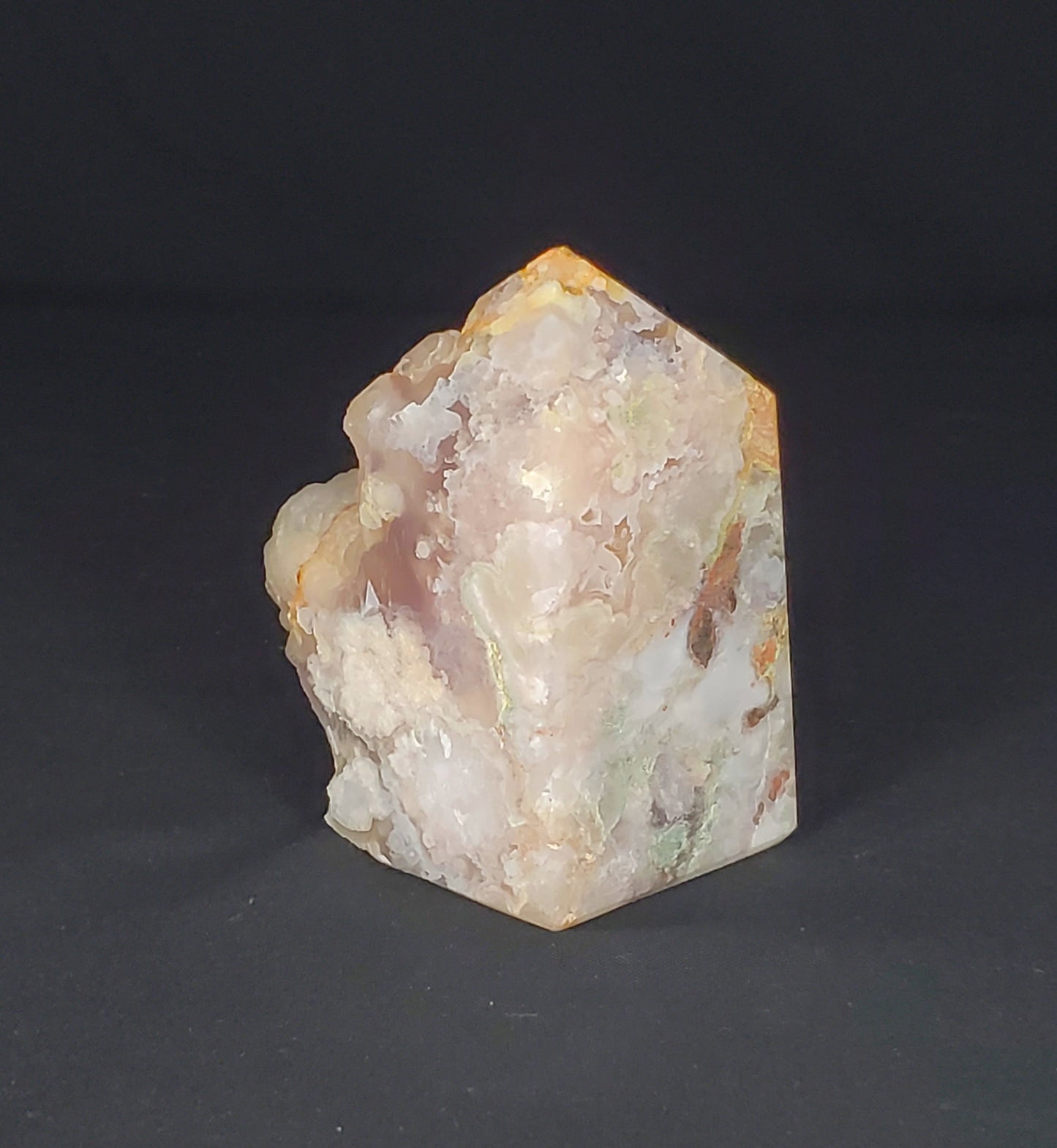 Druzy Flower Agate Tower