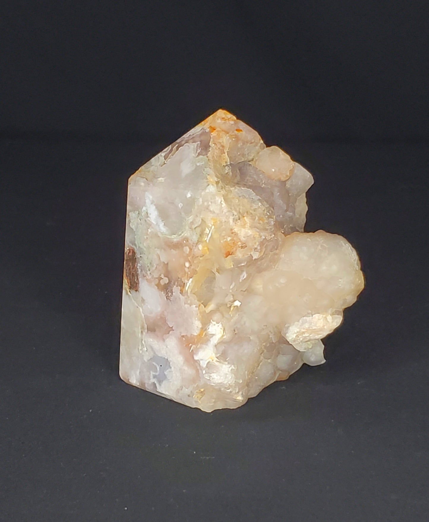 Druzy Flower Agate Tower