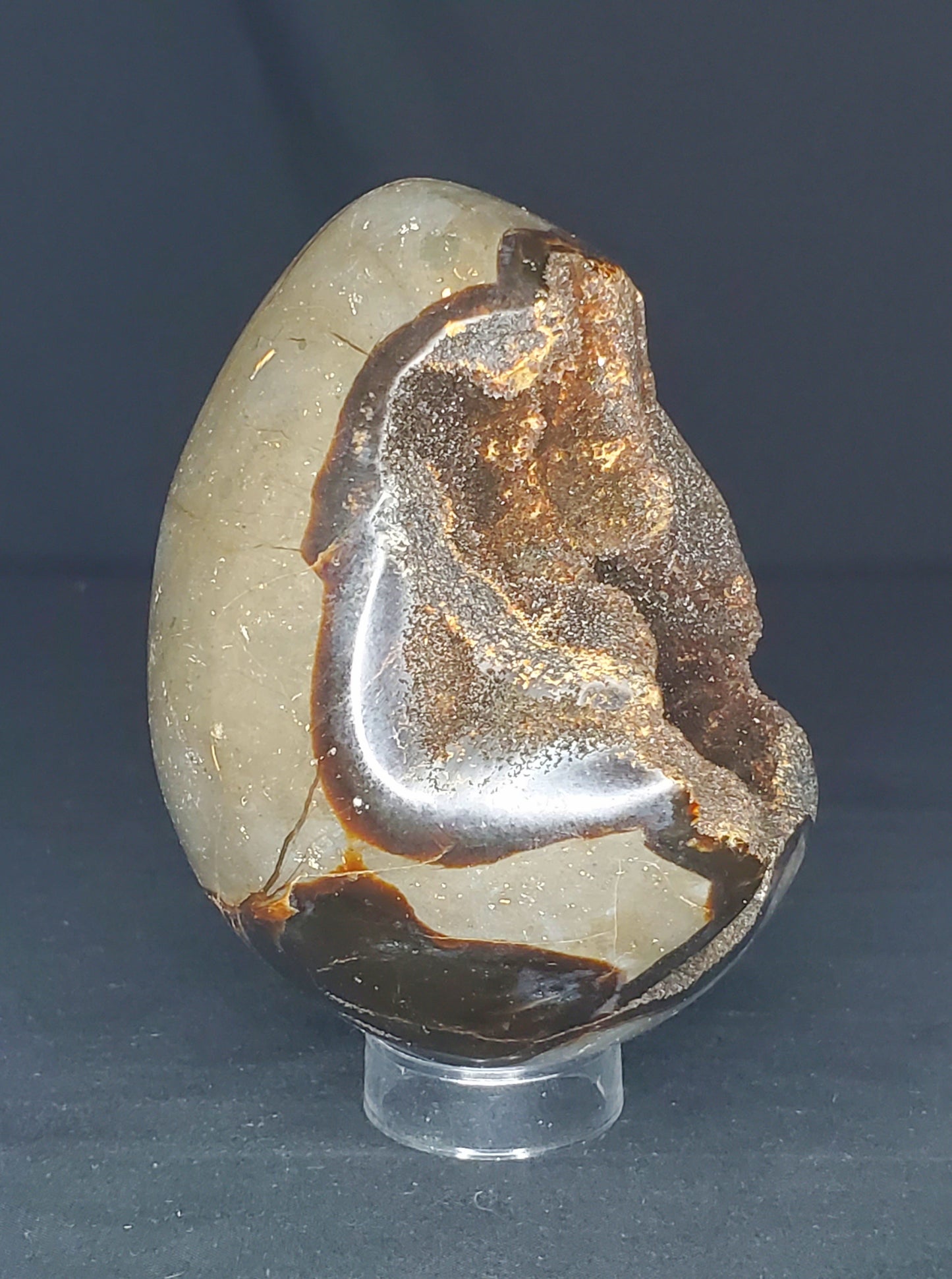 Druzy Septarian Egg