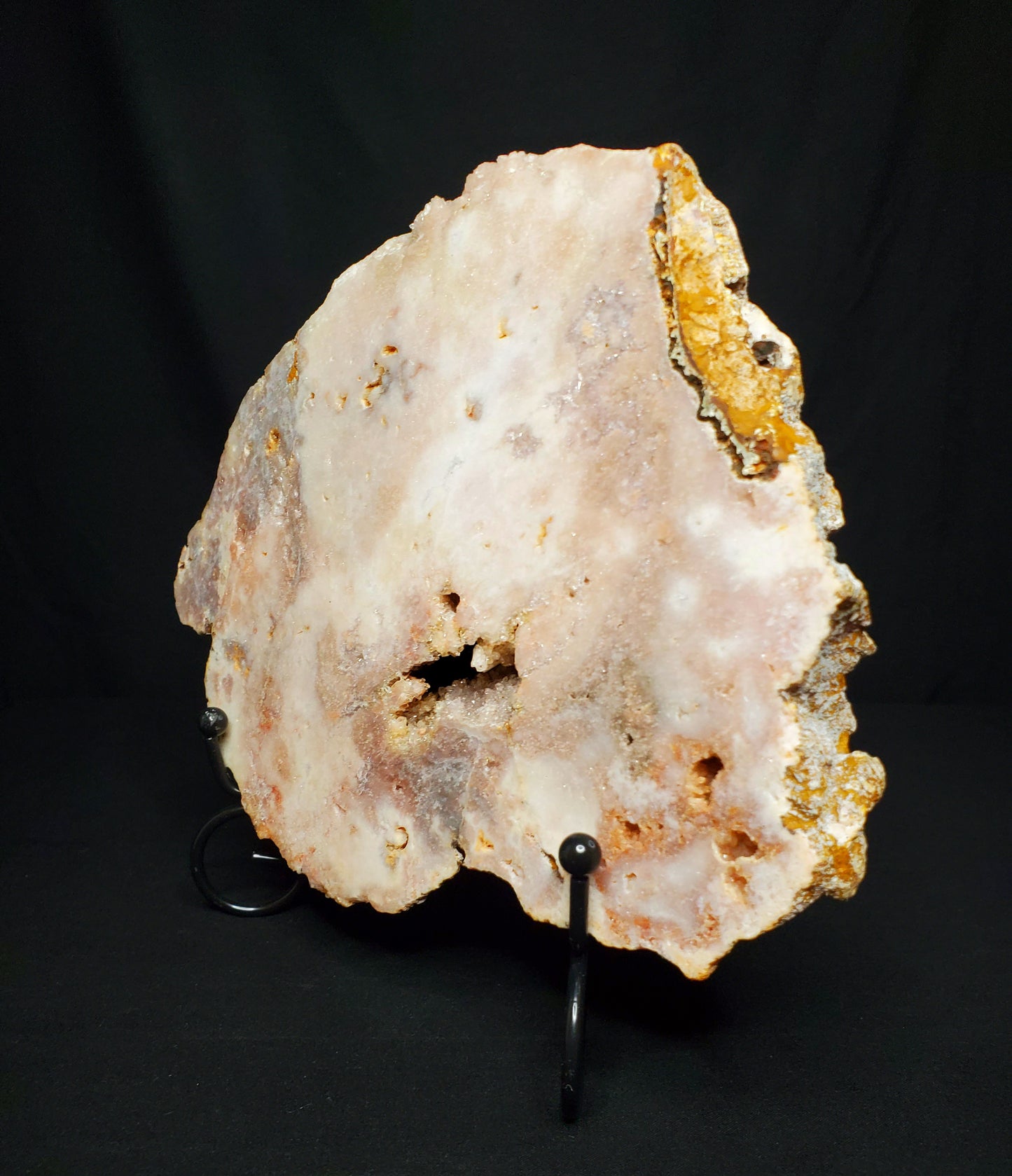 Pink Amethyst Slab with Stand