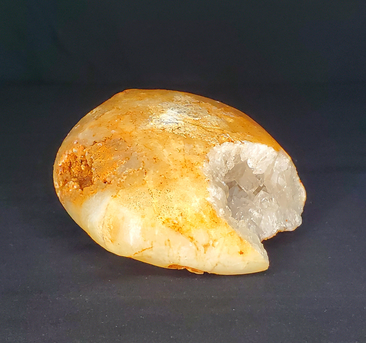 Druzy White Moroccan Quartz Cluster