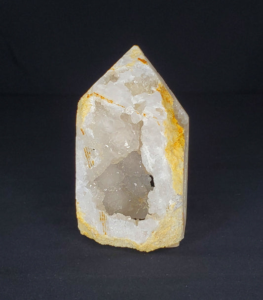 Druzy White Moroccan Quartz Cluster