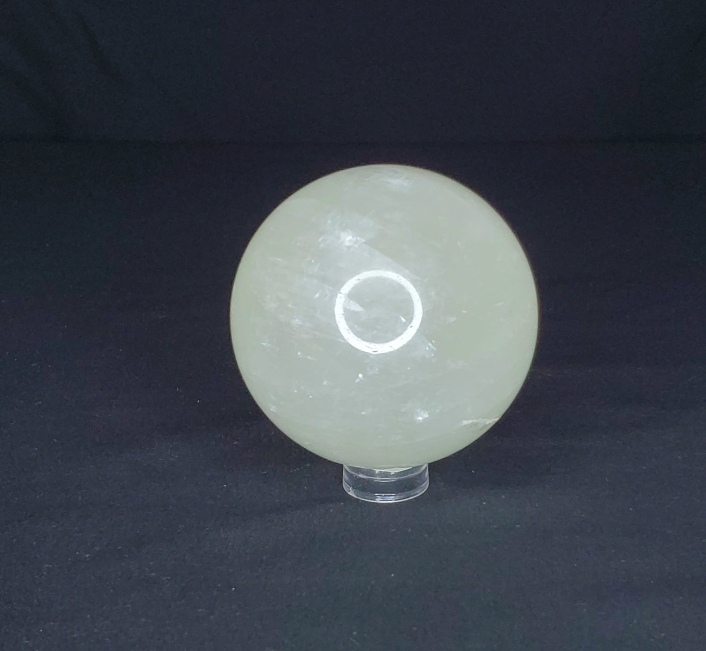 Clear Quartz Sphere with Rainbow