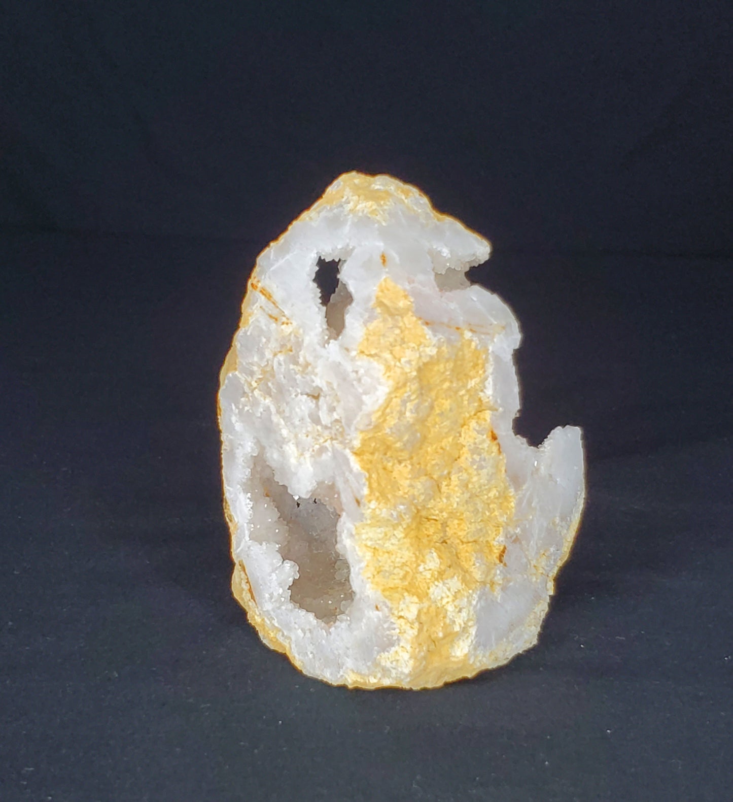 Druzy White Moroccan Quartz Cluster