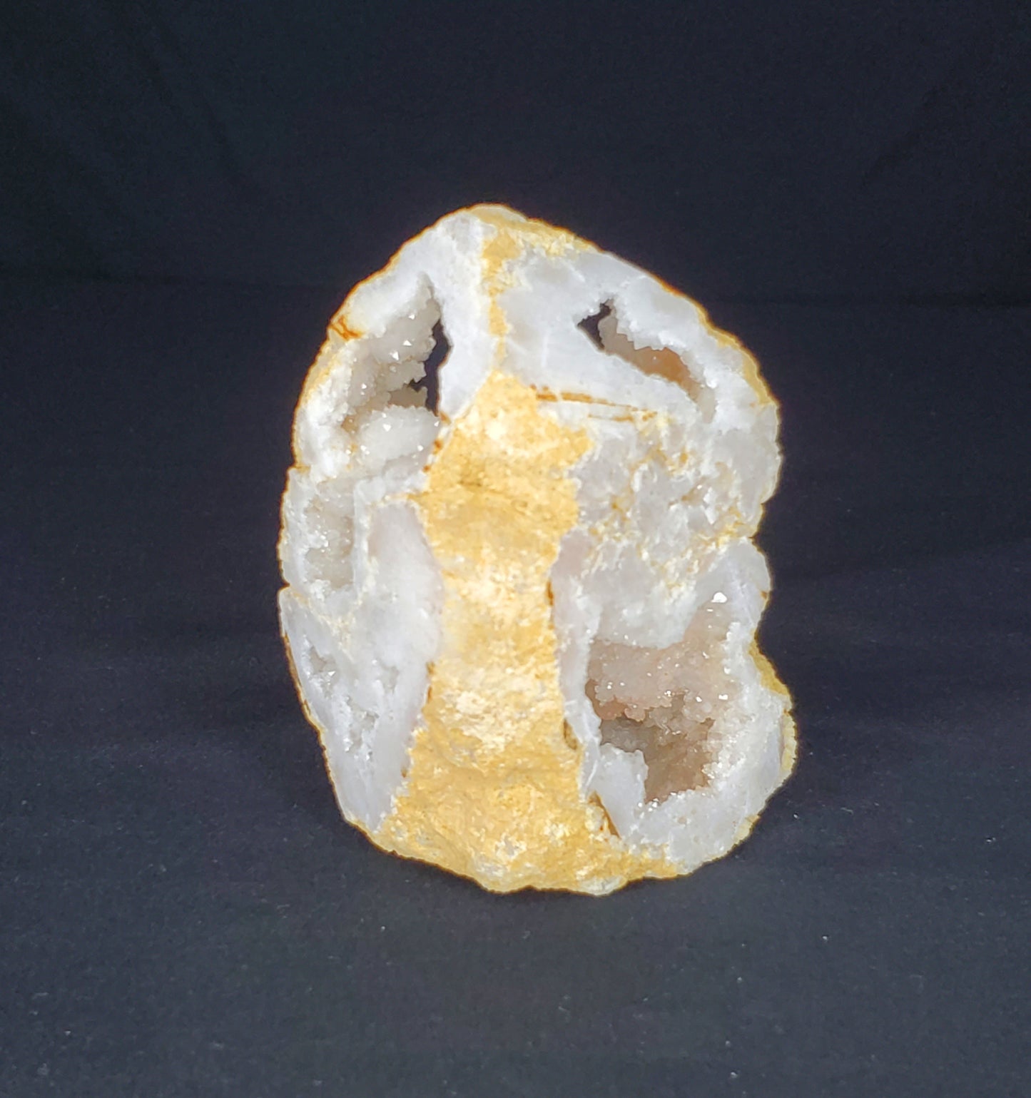 Druzy White Moroccan Quartz Cluster
