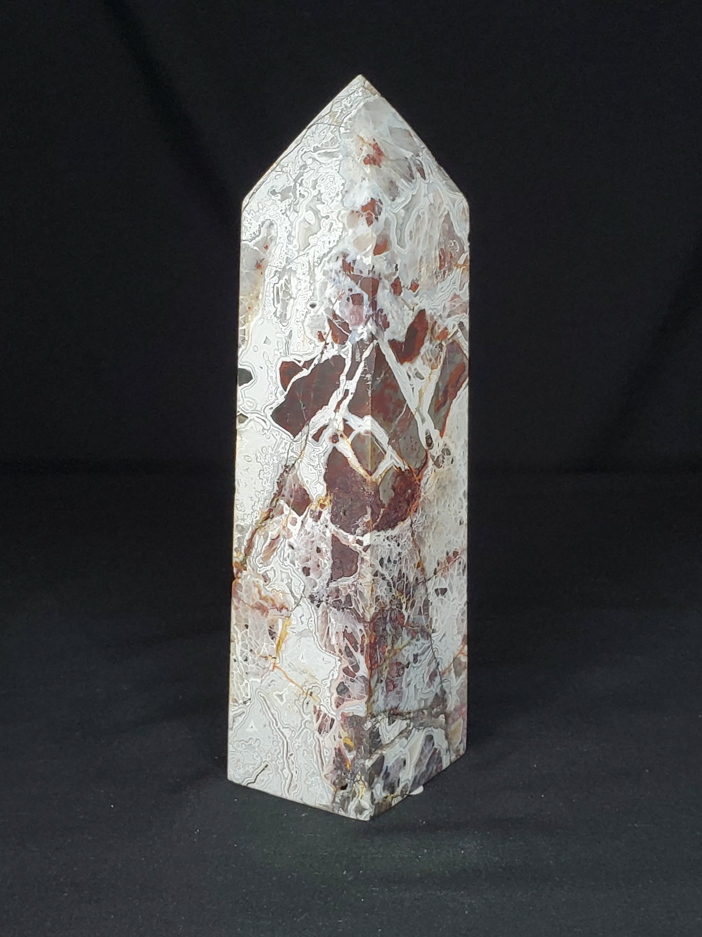 Druzy Mexican Agate Tower