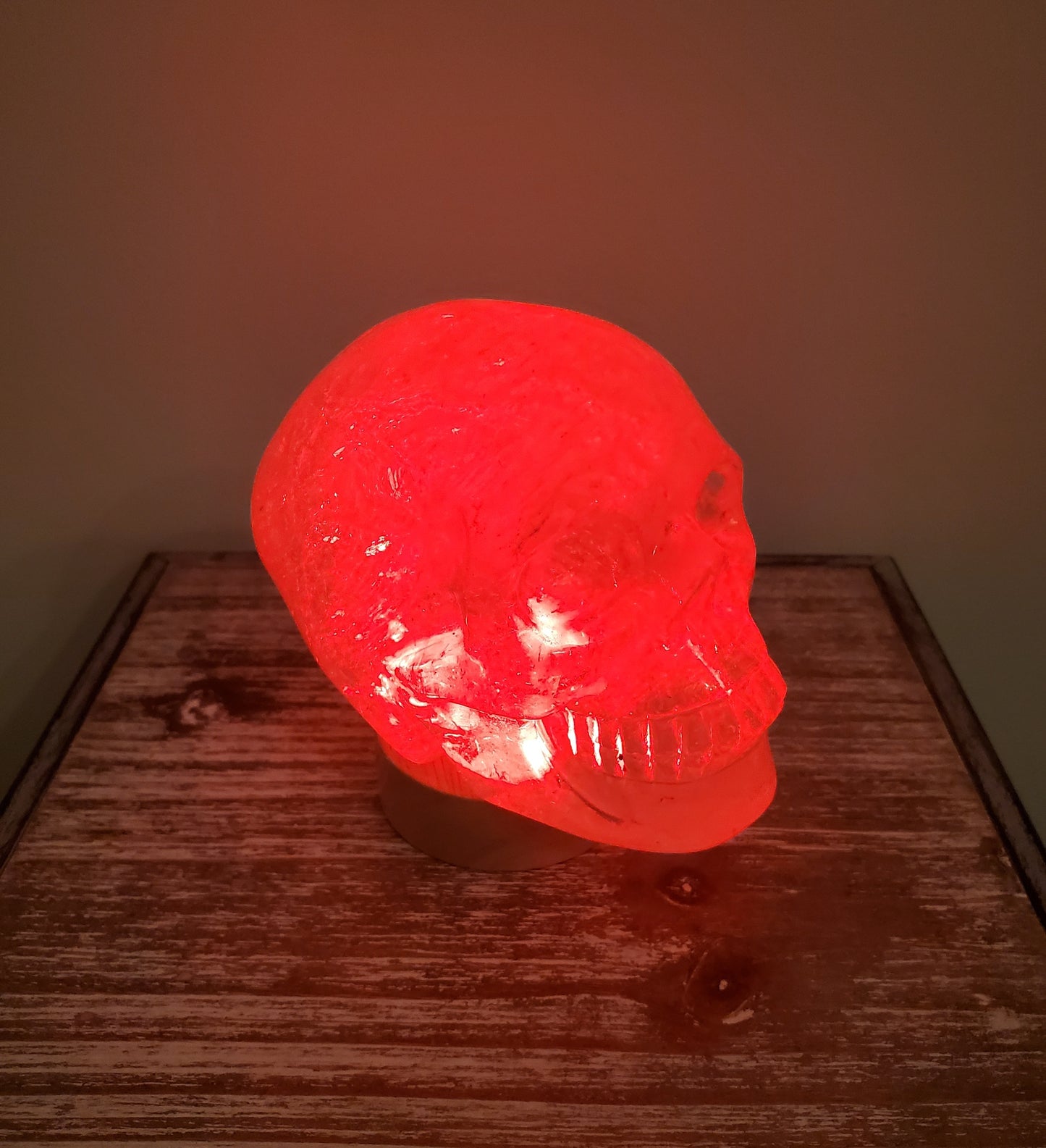 Round Wood Base (Rainbow LED)