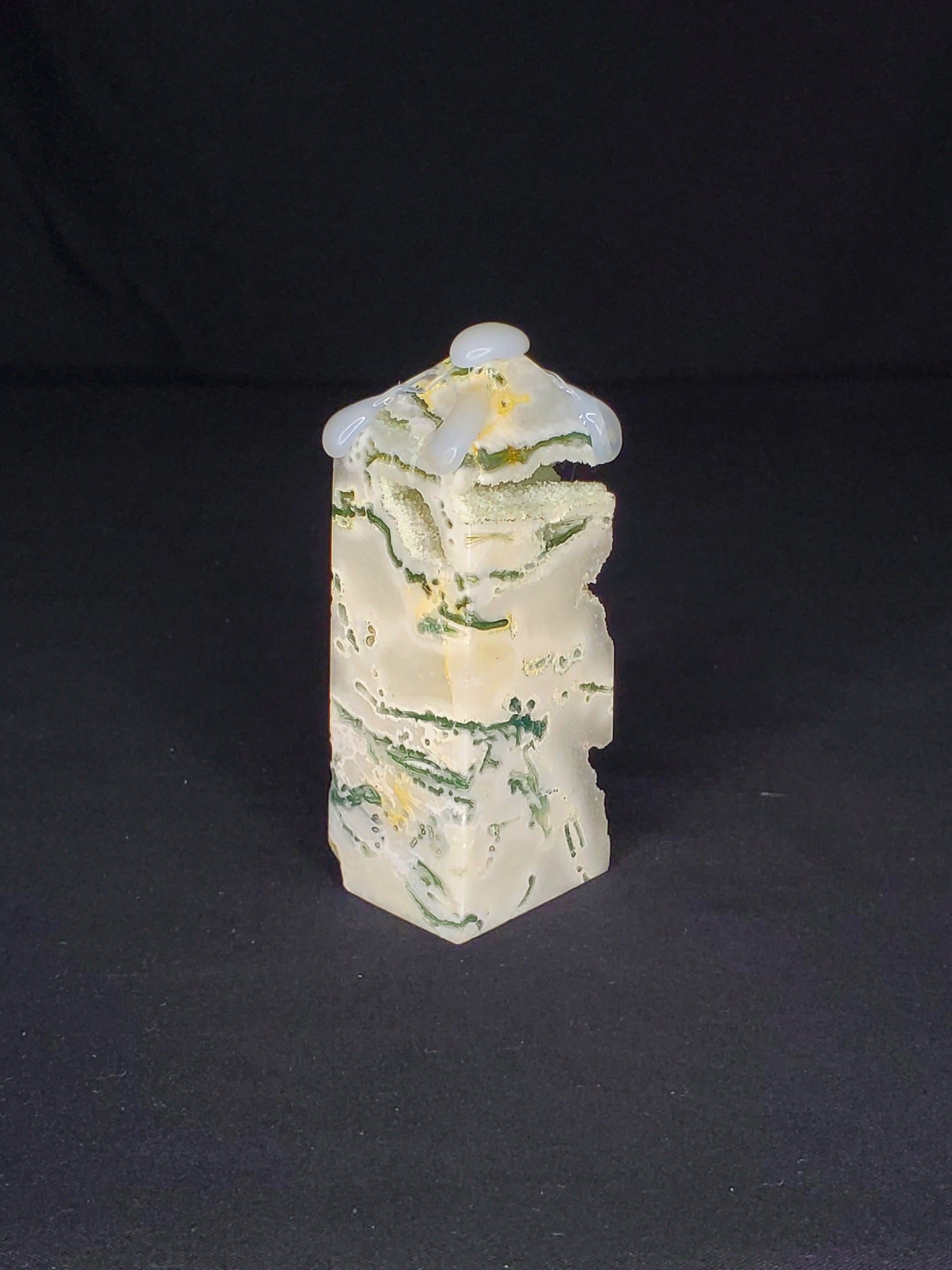 Druzy Tree Agate Tower