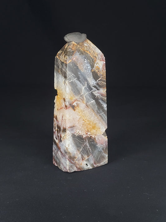 Druzy Quartz Tower