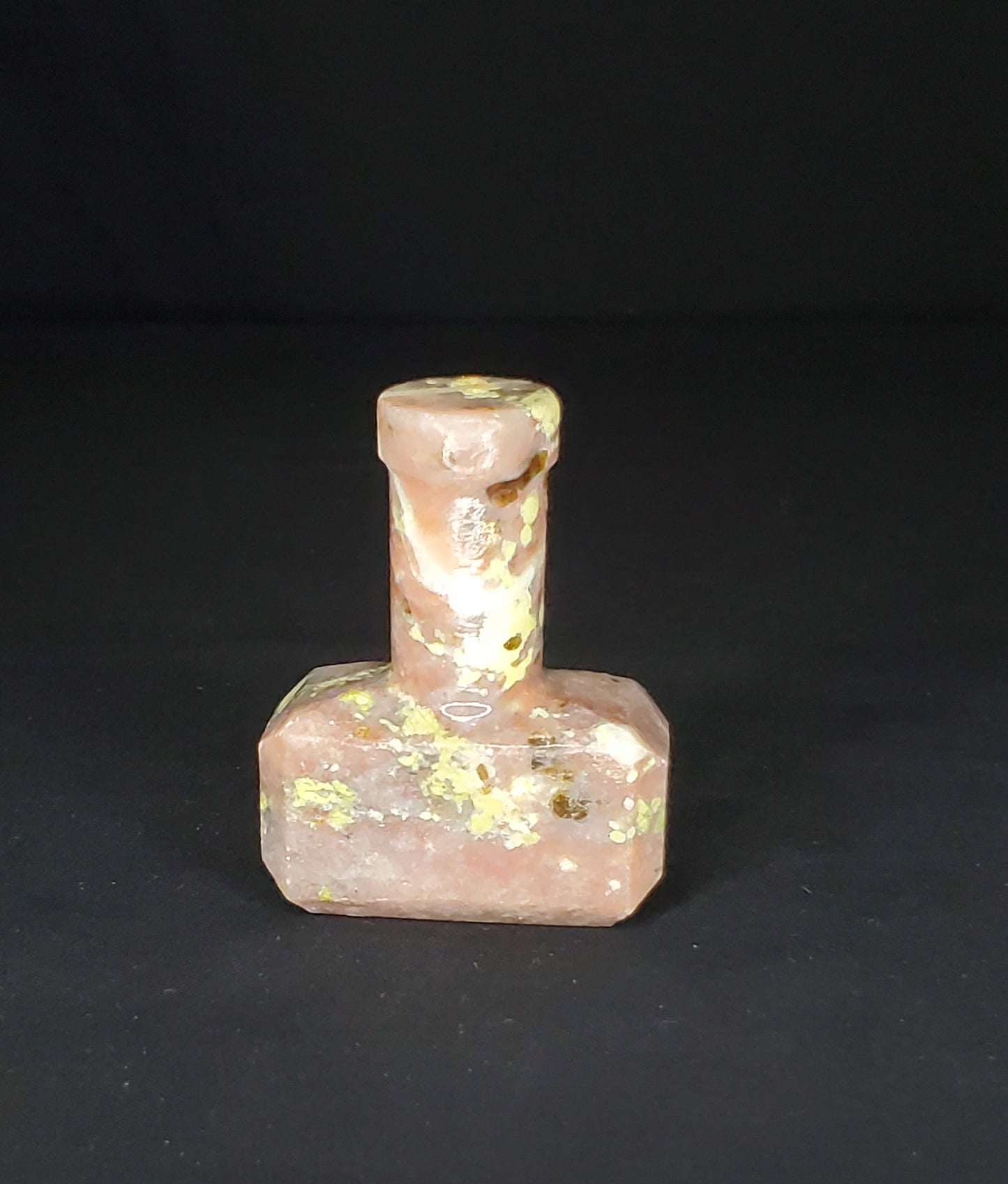 Pink Tourmaline Mallet Carving