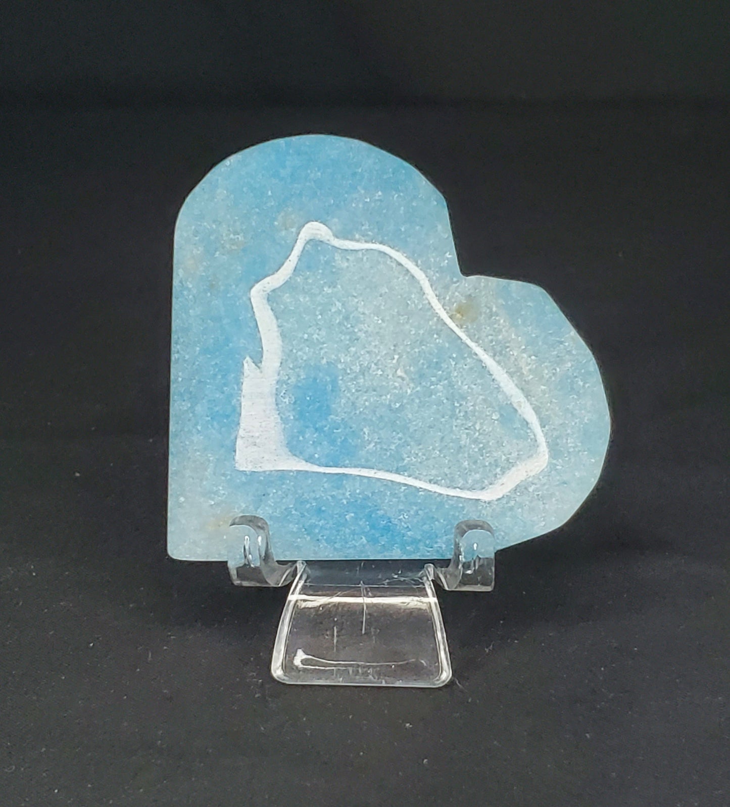 Trolleite Heart Carving