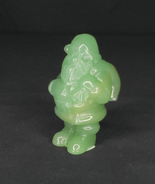 Green Aventurine Santa Claus - M Carving