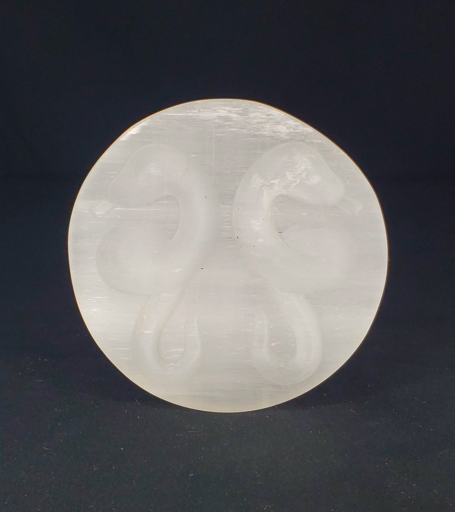 Selenite Zodiac Sign Discs