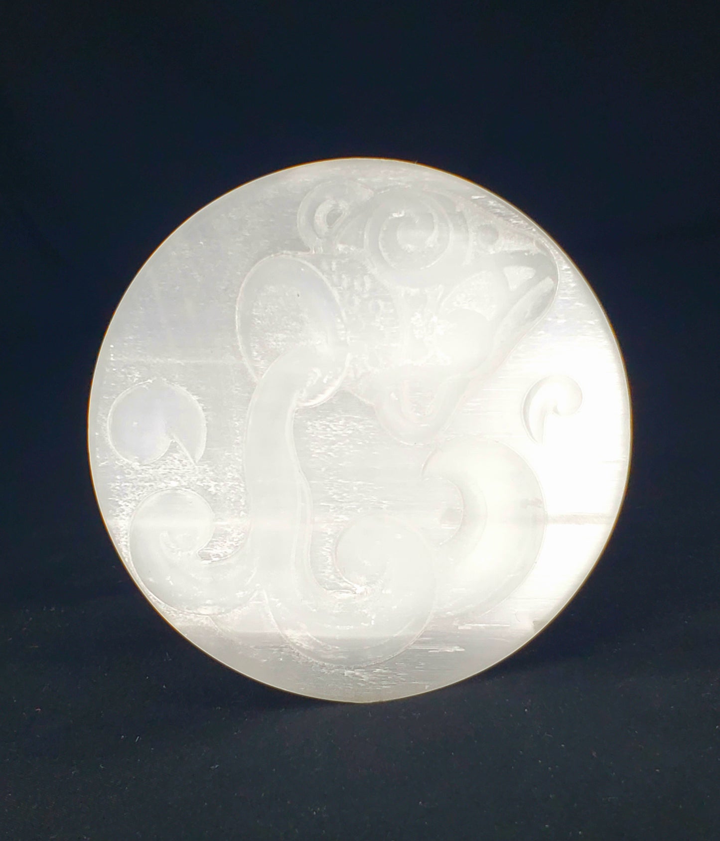 Selenite Zodiac Sign Discs