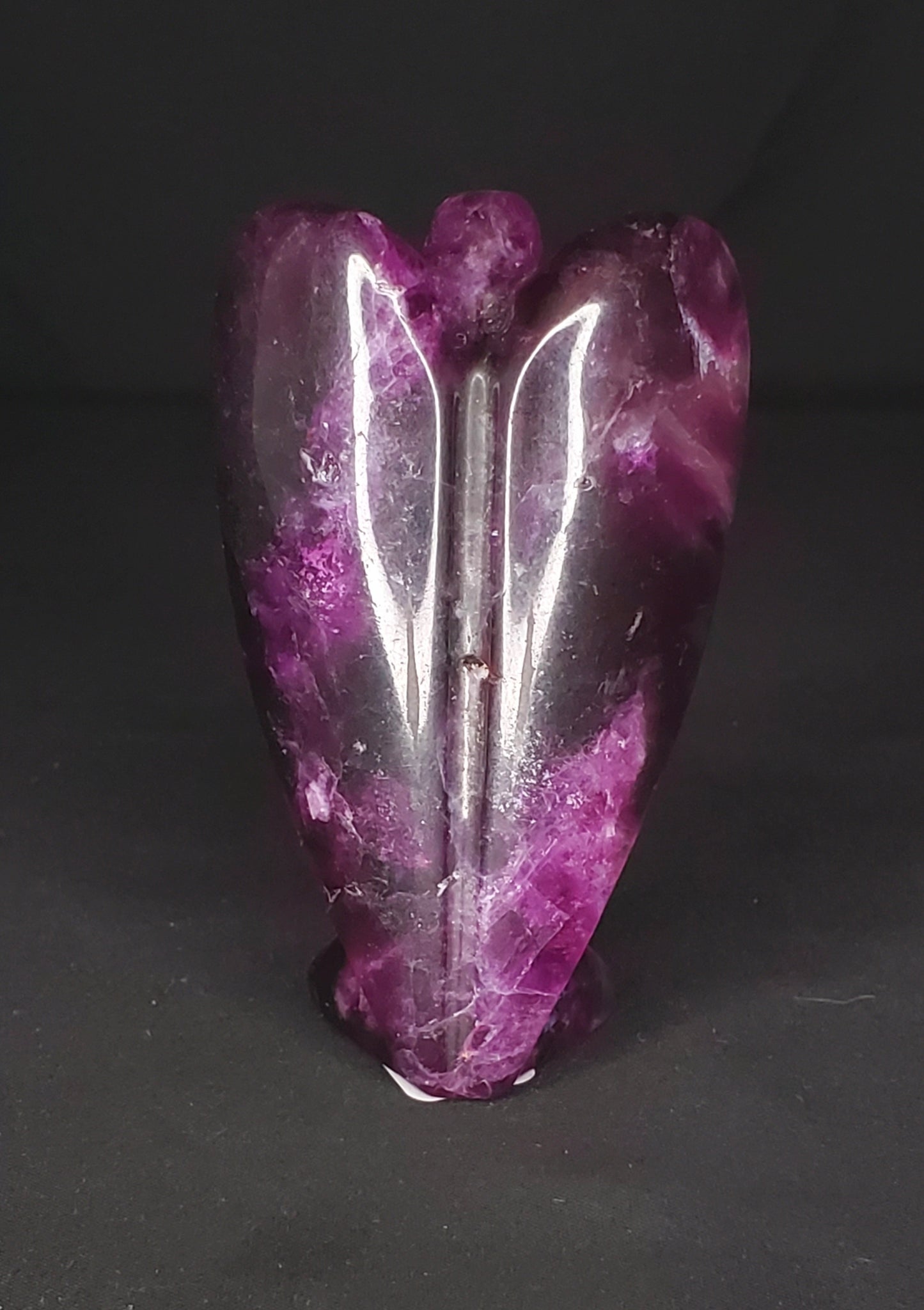 Fluorite Angel Carving - Large