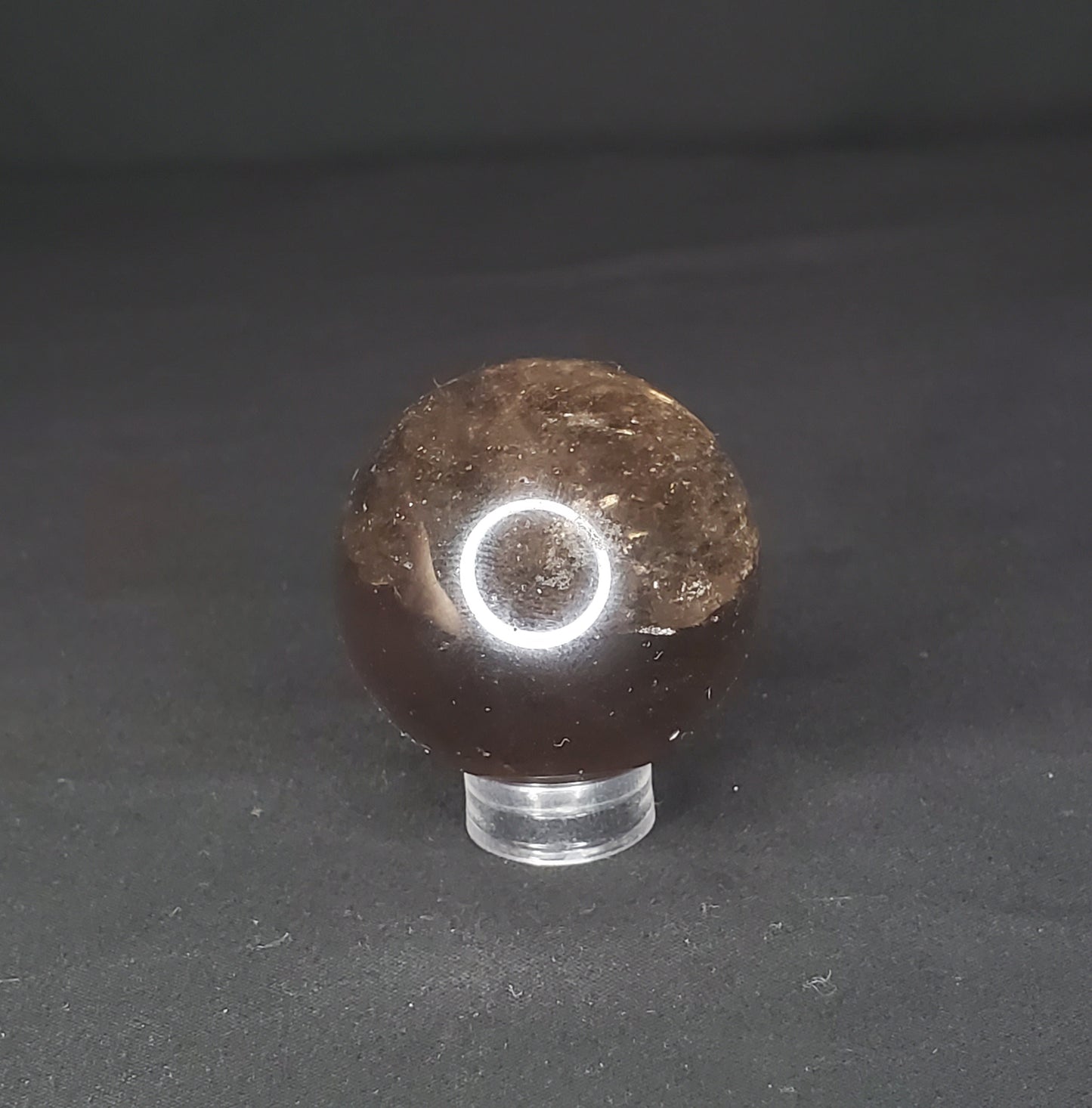 Smokey Quartz Sphere with Rainbow