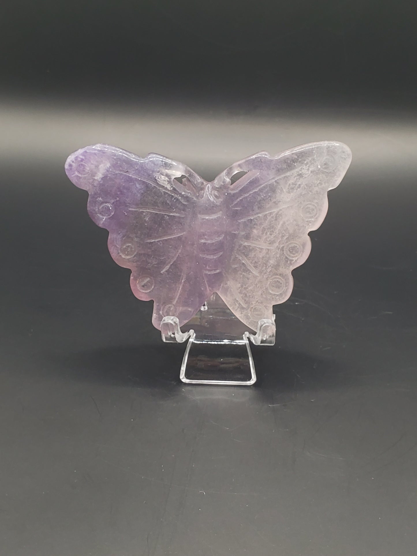 Fluorite Butterfly Carving
