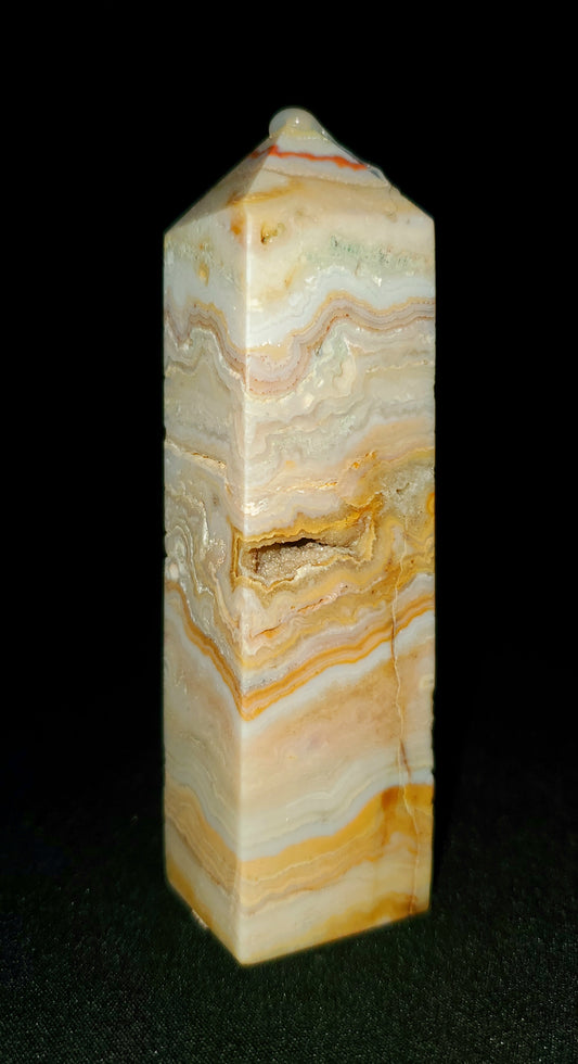 Mexican Druzy Agate Tower