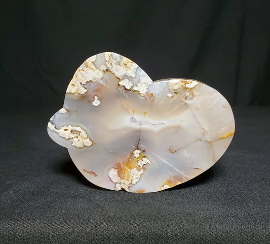 Flower Agate Duck Carving