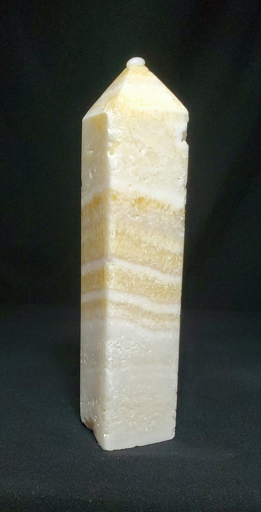 Honey Calcite Tower