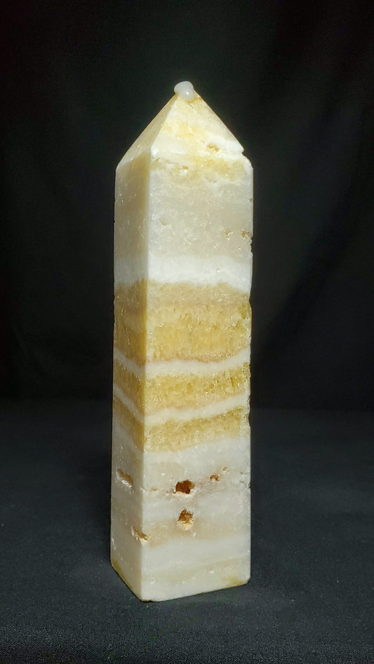 Honey Calcite Tower