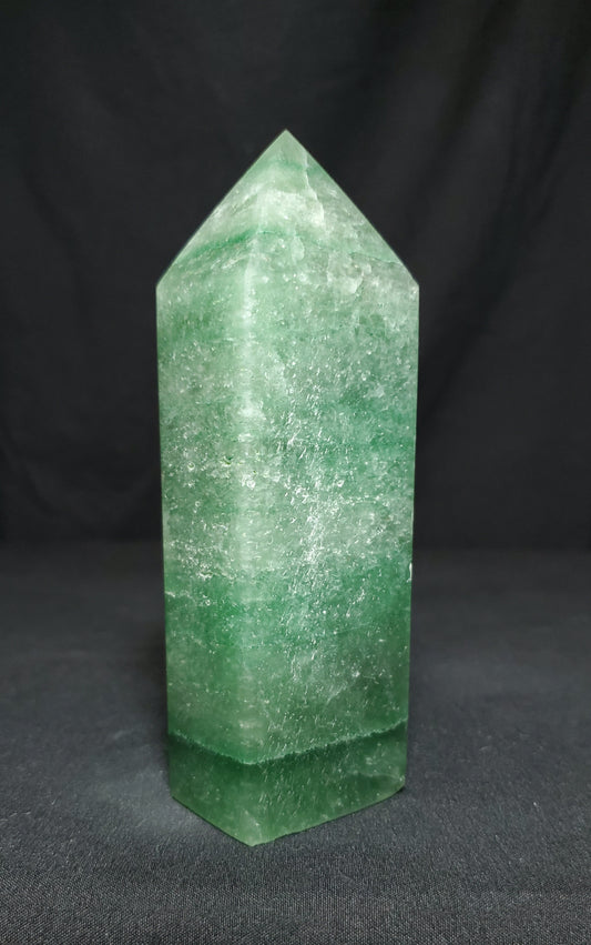 Green Strawberry Quartz Tower