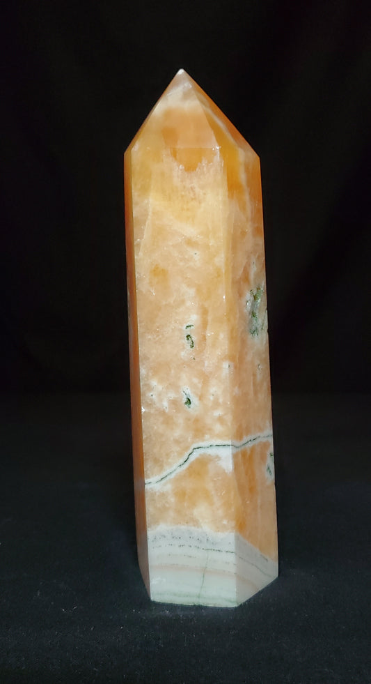 Orange Calcite Tower