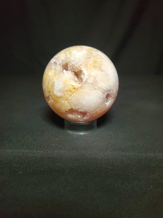 Druzy Pink Amethyst Sphere