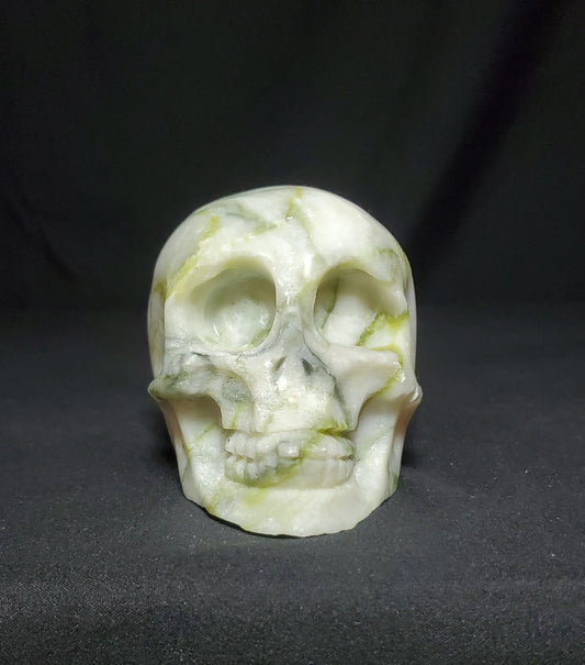 Jasper Skull Carving