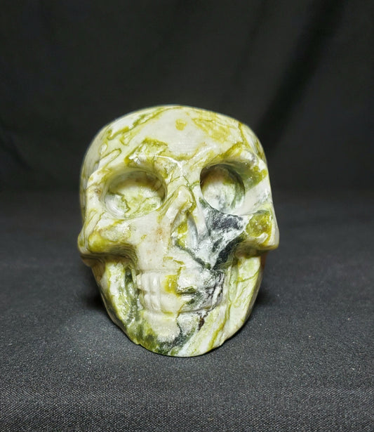 Jasper Skull Carving
