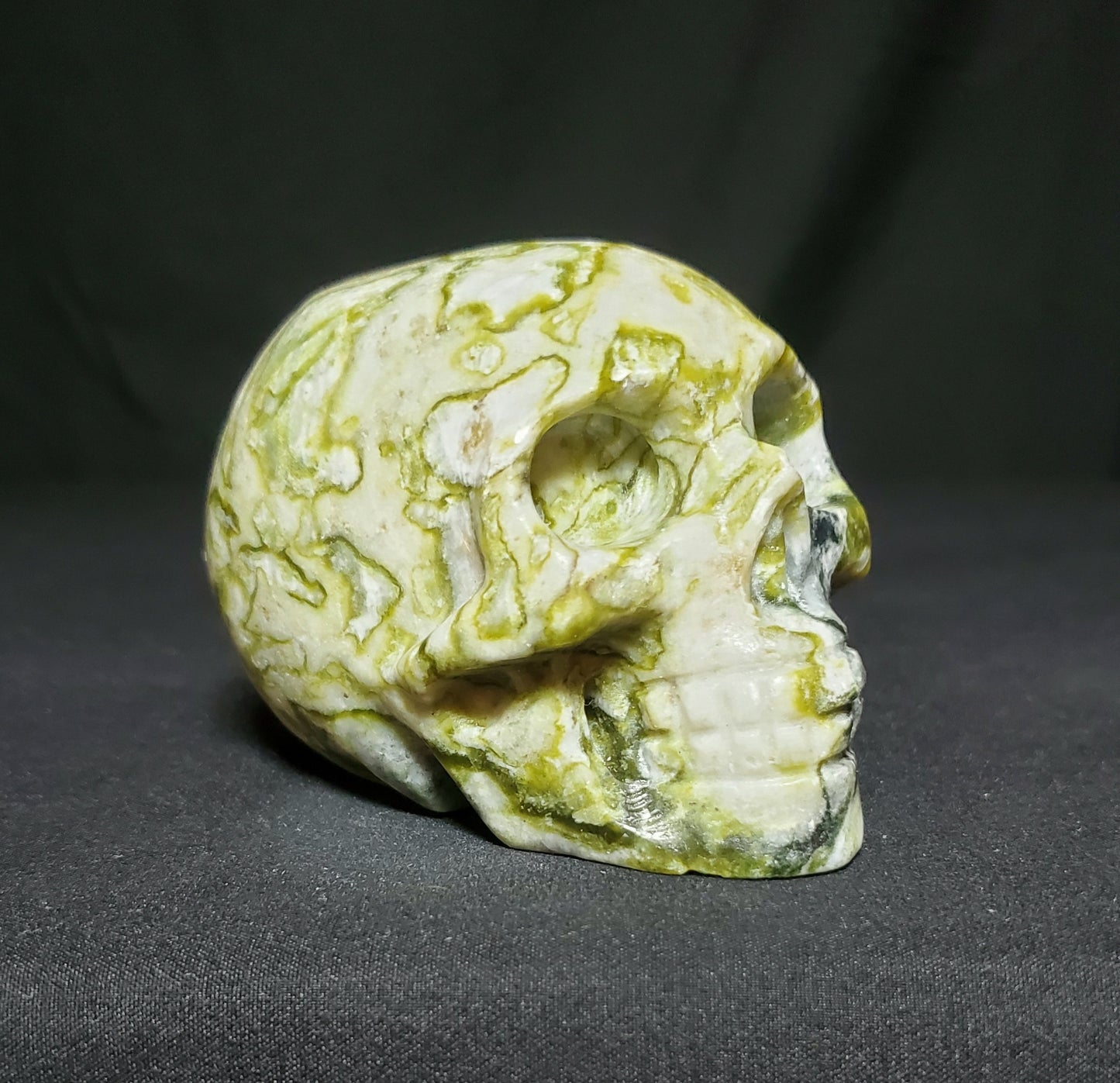 Jasper Skull Carving