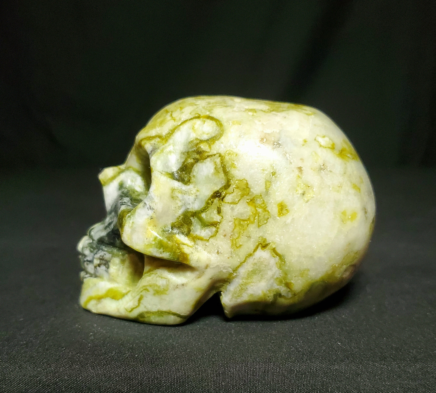 Jasper Skull Carving