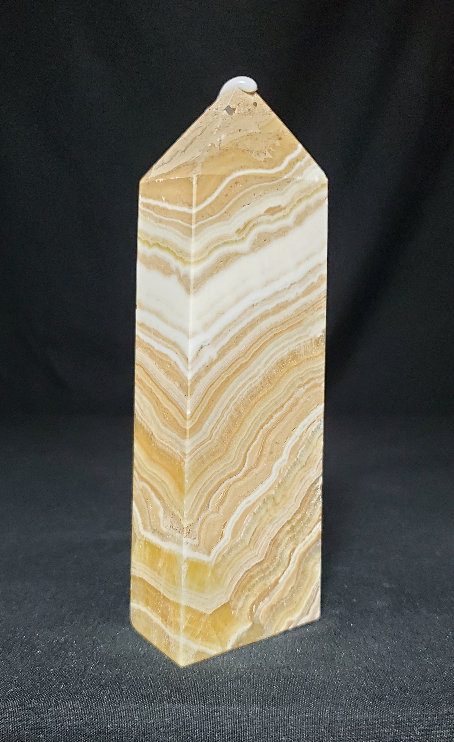 Honey Calcite Tower